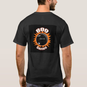Bowlers 800er Serie in Schwarz und Orange T-Shirt