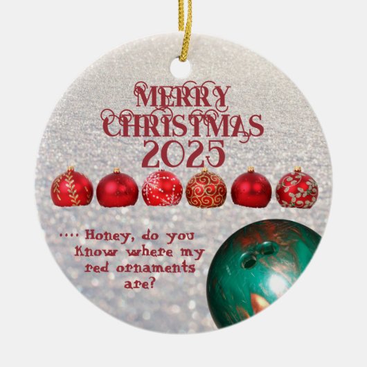 Bowlers Funny Ornament (Vorne)