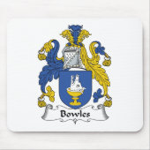 Bowles Familienwappen Mousepad (Vorne)