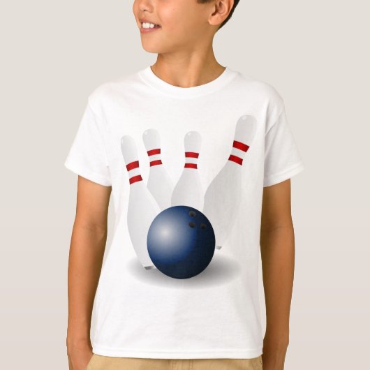 Bowling-155946 Bowling skittles ninepins tenpins p T-Shirt (Vorderseite)