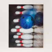 Bowling 300 Game, Bowling Ball & 10 Buttone Puzzle (Vertikal)