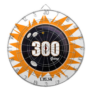 Bowling 300 Spiel, Bowlingball Grafiken, Dartscheibe