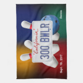Bowling 300 Spiel Handtuch (Vertikal)