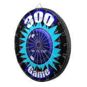 Bowling 300 Spiel, mit Datum, Dartboard mit Darts Dartscheibe (Vorderseite rechts)