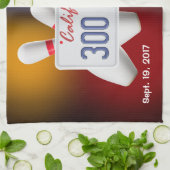 Bowling 300 Spielhandtuch Handtuch (Gefaltet)