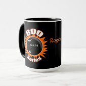 Bowling 800 High Series Orange und Black Tasse (Vorderseite Links)