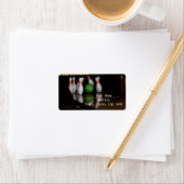 Bowling-Adressmarken Adressaufkleber (Insitu)