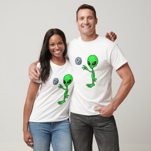 Bowling Alien T-Shirt (Unisex)