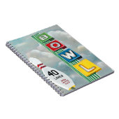 Bowling Alley Artwork Notizblock (Rechte Seite)