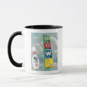 Bowling Alley Artwork Tasse (Links)