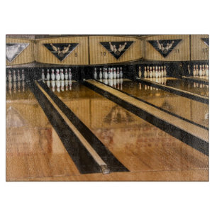 Bowling Alley Cutting Board Schneidebrett