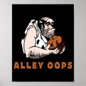 Bowling Alley Oops Caveman Poster (Vorne)