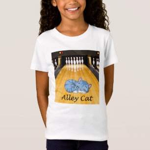 Bowling Alley Pastime Bowl mit Alley Cat T-Shirt