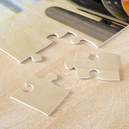 Bowling Alley und Bowlingkugeln Puzzle (Seite)