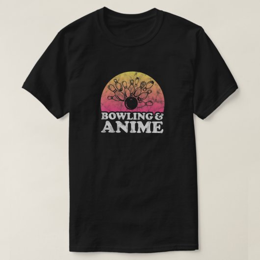 Bowling and Anime T-Shirt (Design vorne)