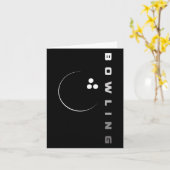 Bowling Apparel - Bowling 1 Karte (Gelbe Blume)