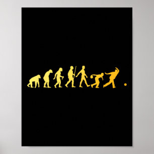 Bowling Art for Men Women Kids Bowler Novelty Stri Poster