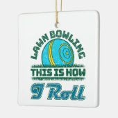 Bowling auf dem Rasen - so kann ich Keramikornament (Links)