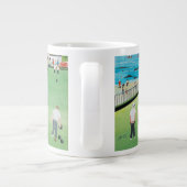 Bowling auf Newlyn Grün Jumbo-Tasse (Rückseite)