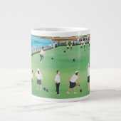 Bowling auf Newlyn Grün Jumbo-Tasse (Vorderseite)