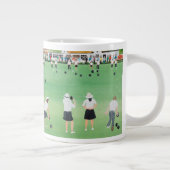 Bowling auf Newlyn Grün Jumbo-Tasse (Rechts)