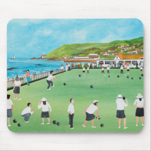 Bowling auf Newlyn Grün Mousepad