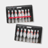 Bowling Ausweis (Vorder- & Rückseite)