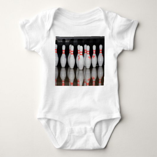 Bowling Baby Strampler (Vorderseite)