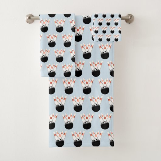 Bowling Badezimmer Handtuch Set (Insitu)