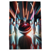 Bowling Ball Birthday Mittlere Geschenktüte (Vorderseite)