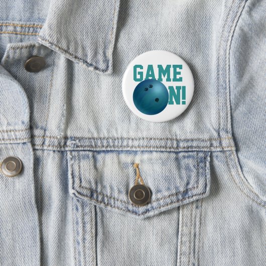 Bowling Ball Blue Button (Beispiel)