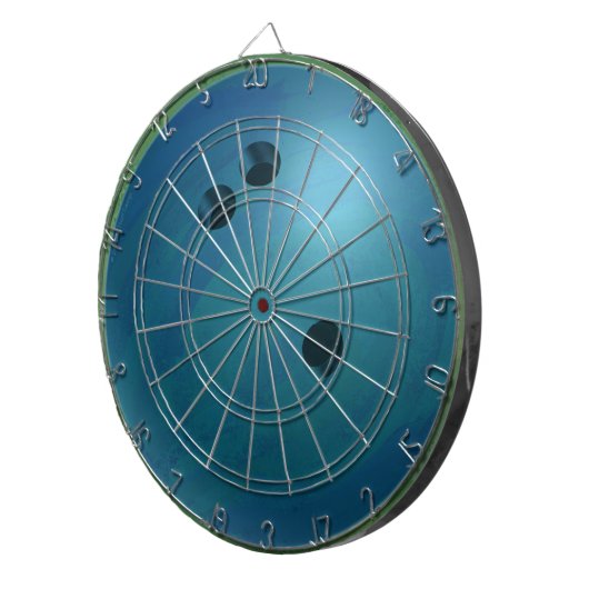 Bowling Ball Blue Dartscheibe (Vorderseite rechts)