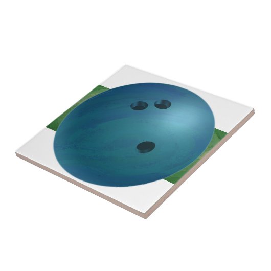 Bowling Ball Blue Fliese (Seite)