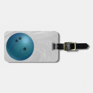 Bowling Ball Blue Gepäckanhänger