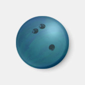 Bowling Ball Blue Magnet (Vorne)