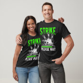 Bowling Ball Button Bowler Strike Bowling Fanatic T-Shirt (Unisex)