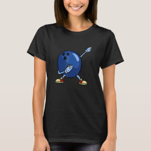 Bowling Ball Button Männer Frauen Kinder Mama Alm T-Shirt