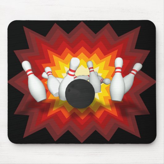   Bowling Ball & Buttone: 3D-Modell:Mousepad Mousepad (Vorne)