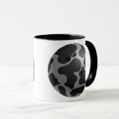 Bowling Ball Cow Gray Tasse (VorderseiteRechts)