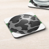 Bowling Ball Cow Gray Untersetzer (Linke Seite)