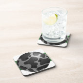 Bowling Ball Cow Gray Untersetzer (Rechte Seite)