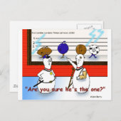 Bowling Ball Crimes Funny Gifts & Sammlerstücke Postkarte (Vorne/Hinten)