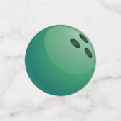 Bowling Ball Design Table Confetti Konfetti (Klein Vorderseite)
