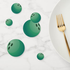 Bowling Ball Design Table Confetti Konfetti