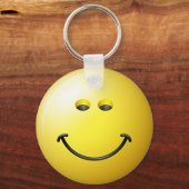 Bowling Ball Face Schlüsselanhänger (Vorderseite)