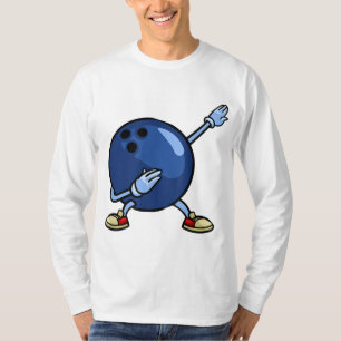 Bowling Ball Geschenke Button Männer Frauen Kinder T-Shirt