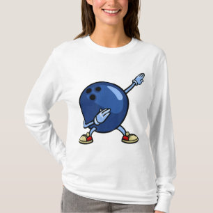 Bowling Ball Geschenke Button Männer Frauen Kinder T-Shirt