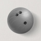 Bowling Ball Gray Button (Vorderseite)