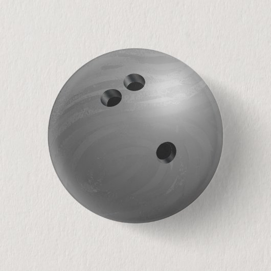 Bowling Ball Gray Button (Vorderseite)