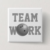 Bowling Ball Gray Button (Vorderseite)
